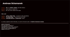 Desktop Screenshot of andreas.schamanek.net