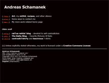 Tablet Screenshot of andreas.schamanek.net